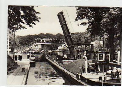 Frachtschiffe-Binnenschiffe Woltersdorf bei Erkner Schleuse 1968