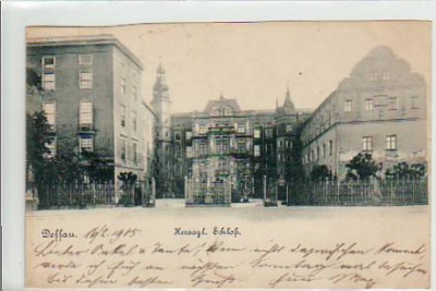 Dessau Schloss 1905