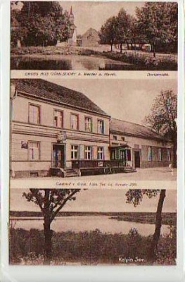 Göhlsdorf bei Werder an der Havel mit Gasthaus 1932