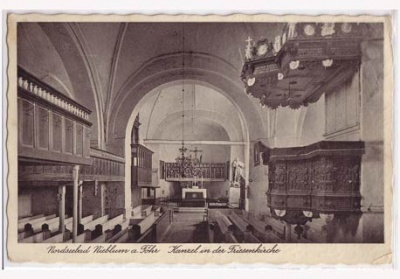Nieblum auf Föhr Kirche vor 1945