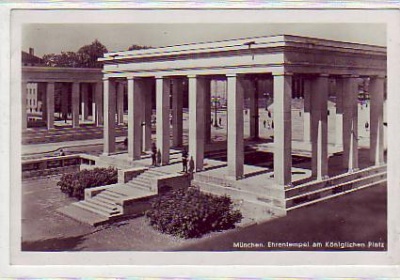 München ,alte Ansichtskarten ,Ehrentempel 1942