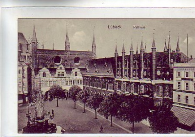 Lübeck Rathaus 1914